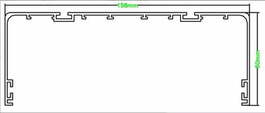 Black Aluminum Profile for LED light bar,LED Linear strip Light suspended office lighting